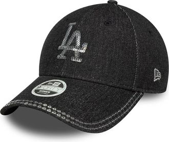 New Era Womens Cap 9forty La Dodgers Black Polyester Hat