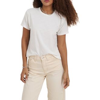 Alex Mill Garcon Linen Blend T-Shirt in White at Nordstrom, Size X-Large
