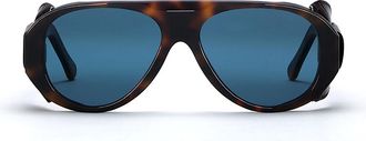 L.G.R Sand Flap Polarized 6280 Mens Sunglasses Tortoiseshell Size 58
