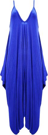 Generic Womens Hareems V Neck Harems Dress All In One Jumpsuit Romper Ladies Plus Size