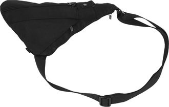 Supvox Waterproof Crossbody Sling Bag for Men and Women Small Black Single Shoulder Chest Bag Lightweight Casual Outdoor for Hiking Cycling Traveling