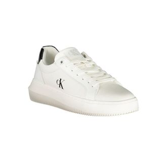 Calvin Klein Logo-Detailed Polyurethane Sneaker - White