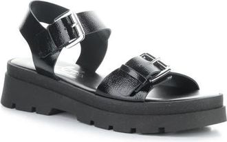 Bos. & Co. Cinder Platform Sandal in Black at Nordstrom, Size 10-10.5Us