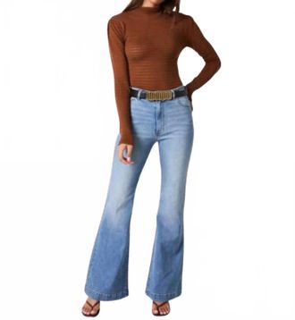 Rolla's East Coast Flare Kate Denim Jeans In Mid Vintage Blue