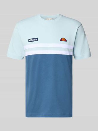 Ellesse T-Shirt mit Label-Stitchings Modell VENIRE in Sky, Gr&ouml;&szlig;e XXL