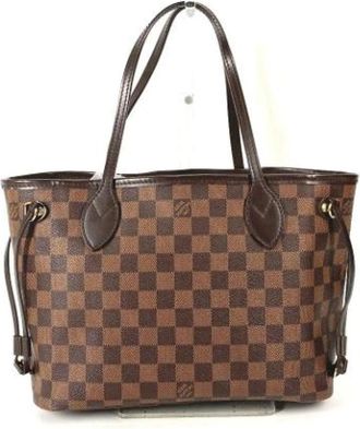Louis Vuitton Pre-owned Pouch Shoulder Tote Bag - Heren - Vintage Shopper - Bruin - ONE Size - Vintage