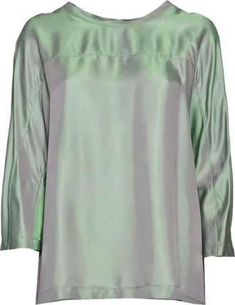 Aspesi Blusa iridescente - Verde