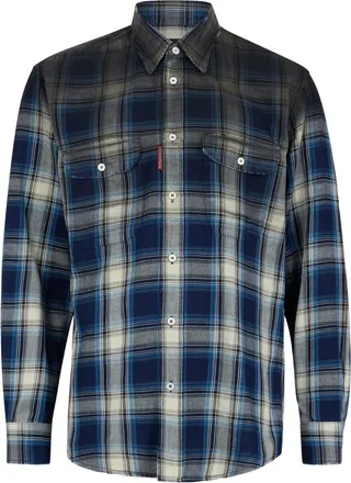 Dsquared2 Plaid Pocket Shirt