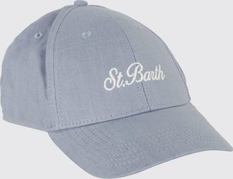 MC2 Saint Barth Cappello da baseball in cotone con logo e slogan ricamati