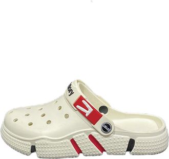 Generic Large-size Hole Shoes Mens Soft-soled Hollow Toe Casual Sandals Are Worn Outside(white,37)