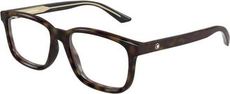 Montblanc Mb 0452O Optisch montuur - Heren - Brillen - Bruin - 55 MM - Accessoires