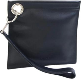 Loewe Pre-owned Clutches, female, Black, Size: ONE SIZE Pre-owned Leather clutches