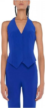 Norma Kamali Mujer, Chaquetas, Azul, Talla: M