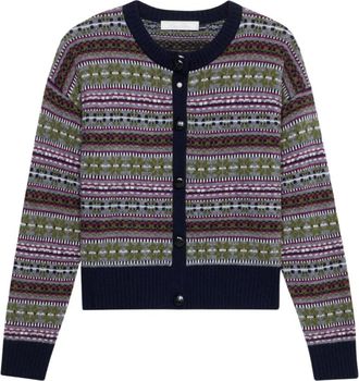 Brooks Brothers Fair Isle Lamswol Vest - Dames - Vesten - Veelkleurig - XS - Wol - Truien & Vesten