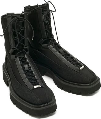 Ferragamo Stivali stringati - Nero