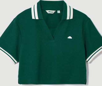 Ellesse Womens Fernie Polo Shirt - Dark Green - Size: 14