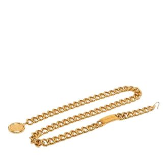 Chanel Pre-owned Fabric Belt - female - Chanel Vintage - Vintage Belts - Yellow - ONE SIZE - Pre-owned