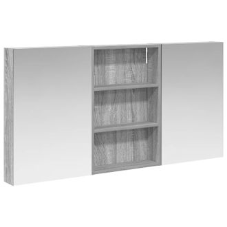 vidaXL Juego De Muebles De Ba&ntilde;o Con Estante 3 Pcs 120 X 10,5 X 60,5 Cm Vidaxl