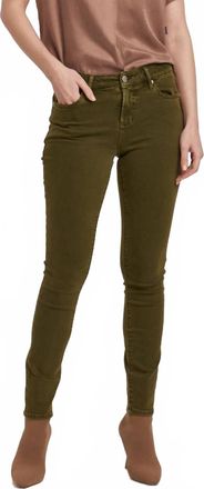Dear John Denim Gisele Mid-Rise Stretch Skinny Jeans In Sage Vine