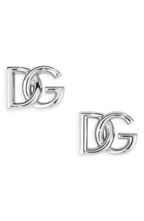 Dolce & Gabbana DG Stud Earrings in Silver at Nordstrom