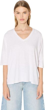BERENICE Tevaailes Wit T-shirt met vleugels op de rug - Dames - Longsleeves - Wit - S - Katoen - Tops