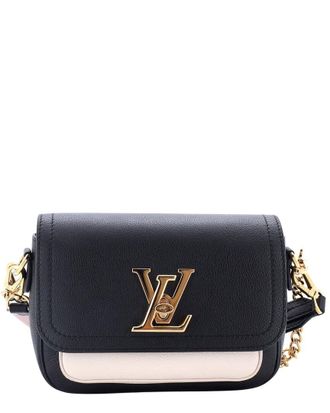 Louis Vuitton Black Leather Lockme Tender (Authentic Pre-Loved)