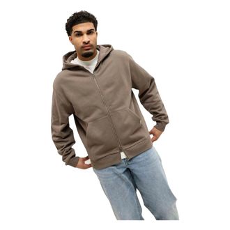 Off the Pitch Zip-throughs, male, Brown, Size: XS Phantom Zip Hoodie