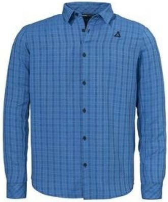 Sch&ouml;ffel Casual overhemden - Heren - Overhemden - Blauw - Maat: L