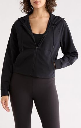 90 Degree by Reflex Superflex Fleece Raleigh Hoodie in Black at Nordstrom Rack, Size X-Small