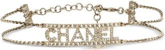 Chanel Collana con cristalli - Oro