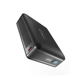 OEM Bater&iacute;a Externa Con Pantalla Lcd De 10000 Mah, Usb-c Y 30 W - Negra
