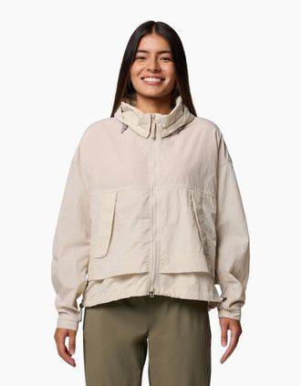 Columbia Womens Columbia Paracutie II Womens Brown Windbreaker Jackets - Size: 10/8