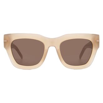 HUGO BOSS Brown Square Ladies Sunglasses BOSS 1520/S 010A/70 51