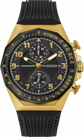 Guess D1 Gw0902G1 Horloge - Heren - Accessoires - Geel - Maat: ONE Size Taf