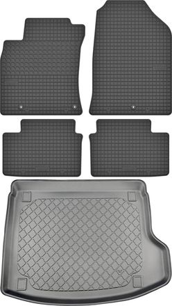 OEM Hyundai I30 Iii Pd Coup&eacute; A Partir De 2020 Set - Alfombrillas De Goma Para Coche + Alfombrilla Para Maletero