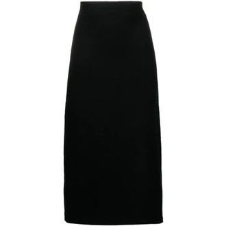 Jil Sander Dames, Rokken, Zwart, Maat: XL