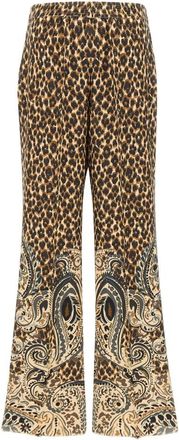 Etro Rechte broek - Dames - Wijde Broeken - Veelkleurig - S - Broeken