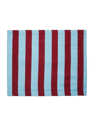La DoubleJ Placemats Set Of 2 (35X45) Riga Bordeaux - Azzurro at Nordstrom