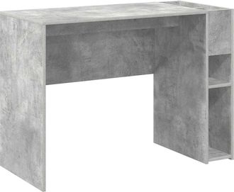 vidaXL Escritorio Gris Concreto Madera De Ingenier&iacute;a 109 X 50 X 78 Cm Vidaxl