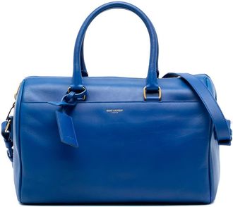 Saint Laurent Pre-owned Saint Laurent Leather Classic Duffle 6 Satchel B8U7QSLI1345OFHK