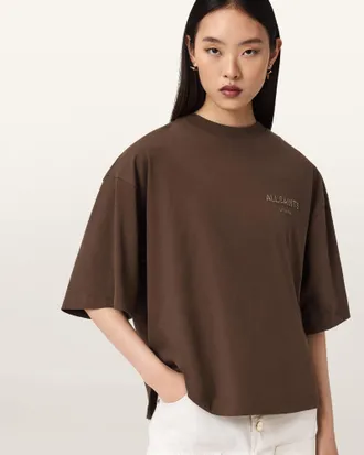 AllSaints Amelie Oversized Underground T-Shirt