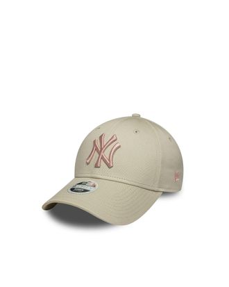 New Era Mens Cap 9forty Light Beige Cotton Hat