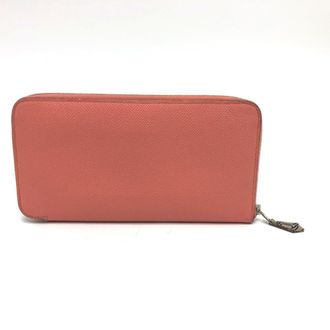 Hermès Azap Pink Epsom Leather Long Wallet (Bi-Fold) (Pre-Owned)
