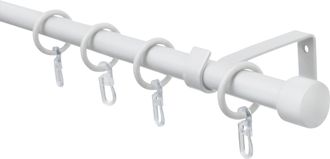 Gardinia Gardinenstange »Set Metall« Ø 16 mm 1 läufig-läufig ausziehbar 1-Lauf