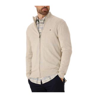 Tommy Hilfiger Heren, Truien, Beige, Maat: XL Katoen