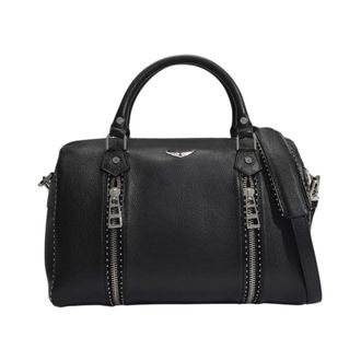 Zadig&Voltaire Sunny Medium Studs Bag - - Bags - Donna - Nero - ONE SIZE
