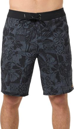 O'Neill Hyperfreak Heat Hawaii Board Shorts in Graphite at Nordstrom, Size 33