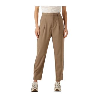 Copenhagen Muse Broeken, Dames, Beige, XS, Beige Tailor Pants voor dames