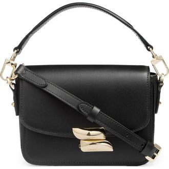 L.k. Bennett Frankie Core Leather Crossbody Bag in Black at Nordstrom Rack