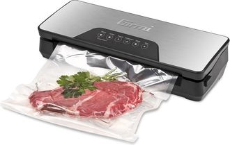 Girmi Girmi Vt75 M&aacute;quina De Envasado Al Vac&iacute;o Negra Acero Inoxidable